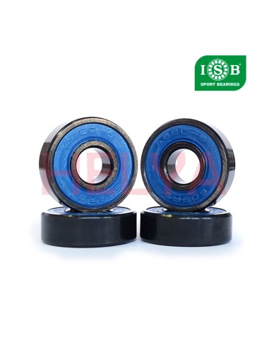 RODAMIENTOS ABEC 9 BLACK/BLUE RS ISB - 8 mm